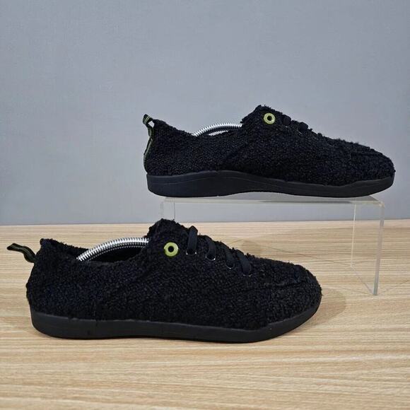 Vionic Pismo Casual Boucle Sneaker Womens Black Looped Knit Beach Shoe Size 7.5 - Picture 3 of 12